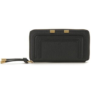 Chloe MARCIE Long Wallet Black